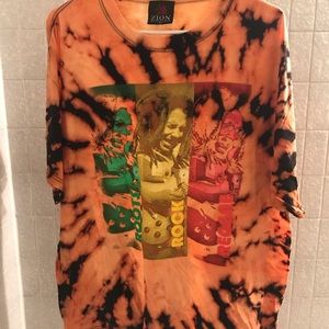 Custom Tie Dye Bob Marley Shirt